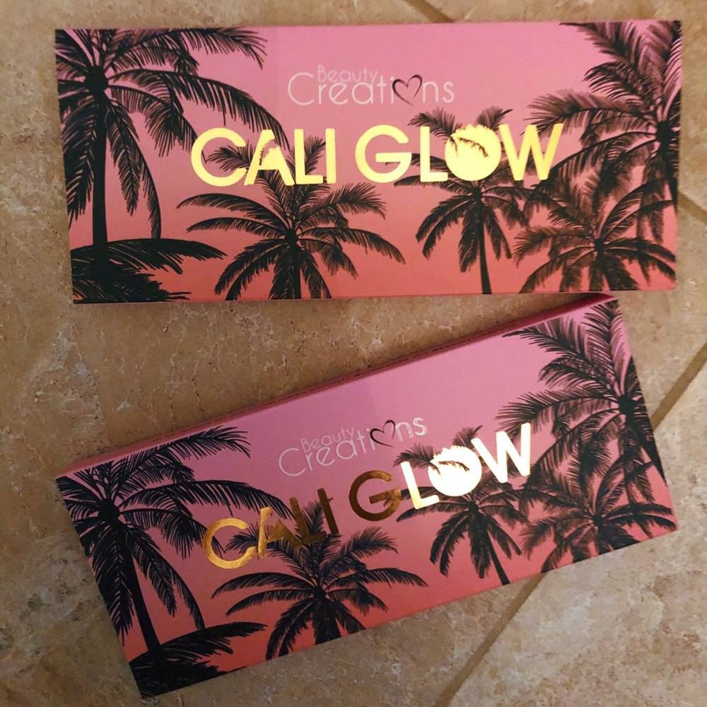 brand new CaliGlow highlighter palette